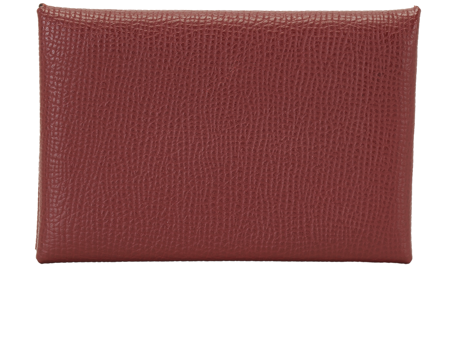 Hermes Calvi Card Holder, &pound;240, Accessories, Red, Leather, Back view